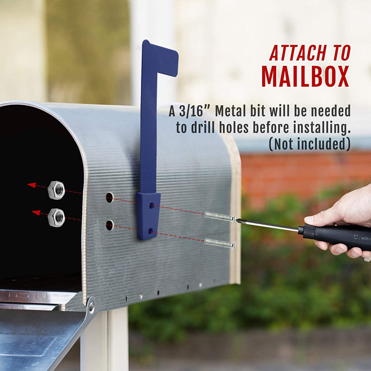 ANLEY Replacement Plastic Mailbox Flag Kit, Blue Wayfair Canada